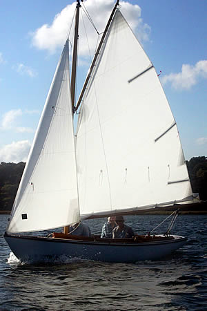 The Hurricane Sloop under way