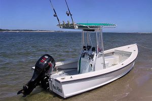 Monomoy 19 Skiff with T Top